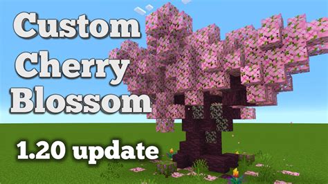 How To Make Cherry Tree Minecraft