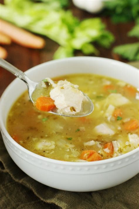 how to make chicken soup with roasted chicken