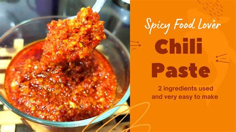 How To Make Chili Paste Easy