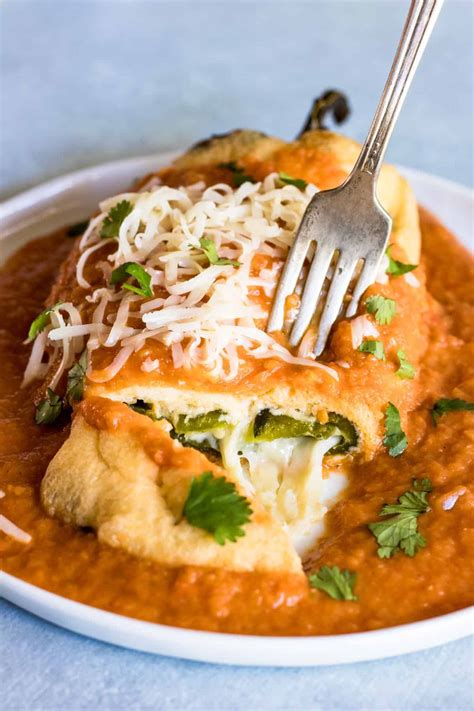 how to make chili rellenos red sauce