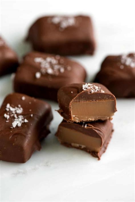how to make chocolate covered caramel candy