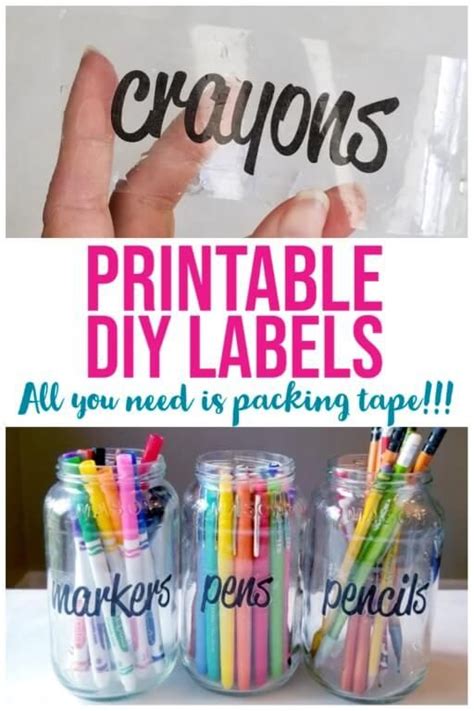 How To Make Clear Labels