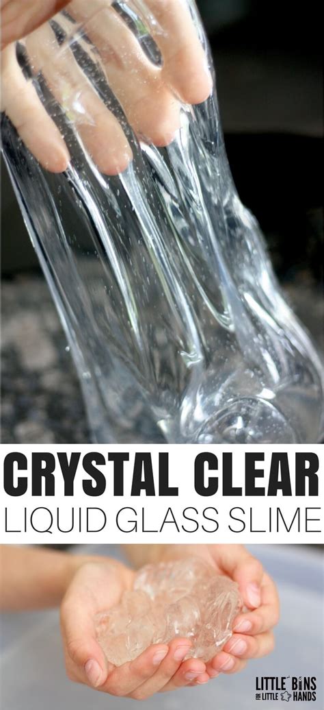 Elmer�s Clear Glue Slime Recipe for Making Homemade Slime