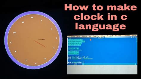 How To Make Clock In C Program