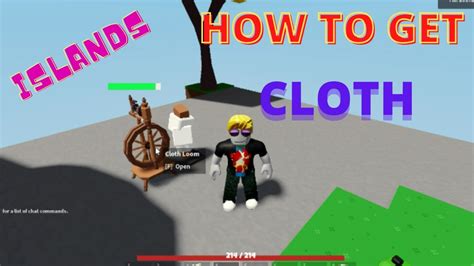 How To Make Cloth In Islands Roblox