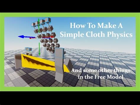 how to make cloth physics in roblox studio