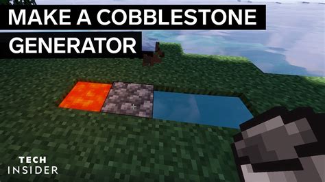 How to Make a cobblestone generator! Minecraft Blog