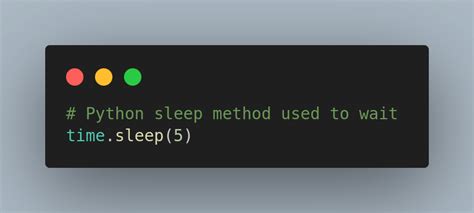 how to make code in python wait