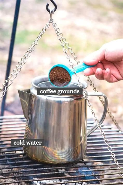 how to make coffee in a campfire percolator