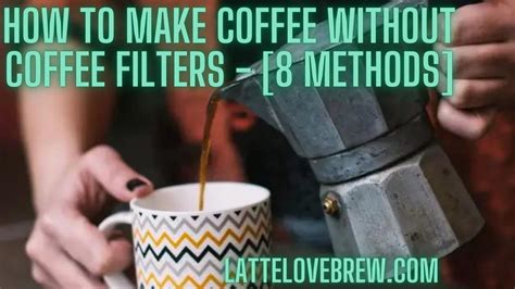 How To Make Coffee In A Pot Without A Filter