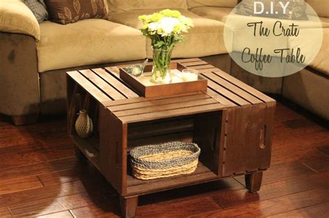 How To Make Coffee Table From Crates