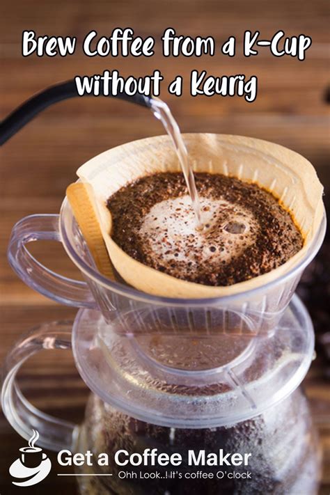 how to make coffee with ak cup without a keurig
