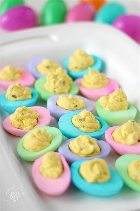 How To Make Colored Deviled Eggs For Christmas