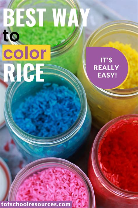 How To Make Colored Rice With Vinegar