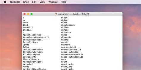 how to make commands on mac