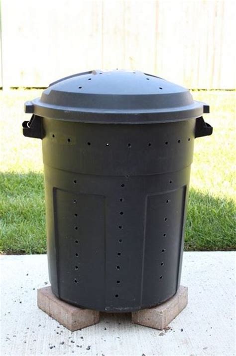 How To Make Compost Bin From Garbage Can
