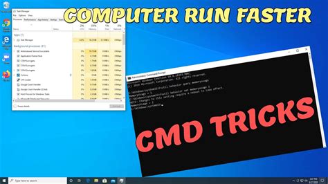 how to make computer run faster using cmd