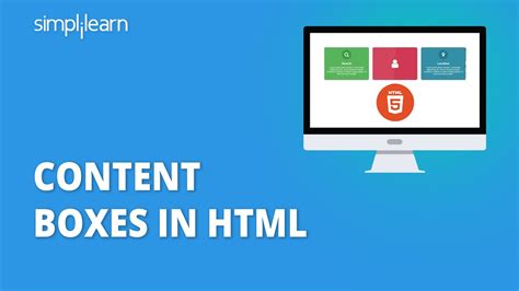 how to make content box in html