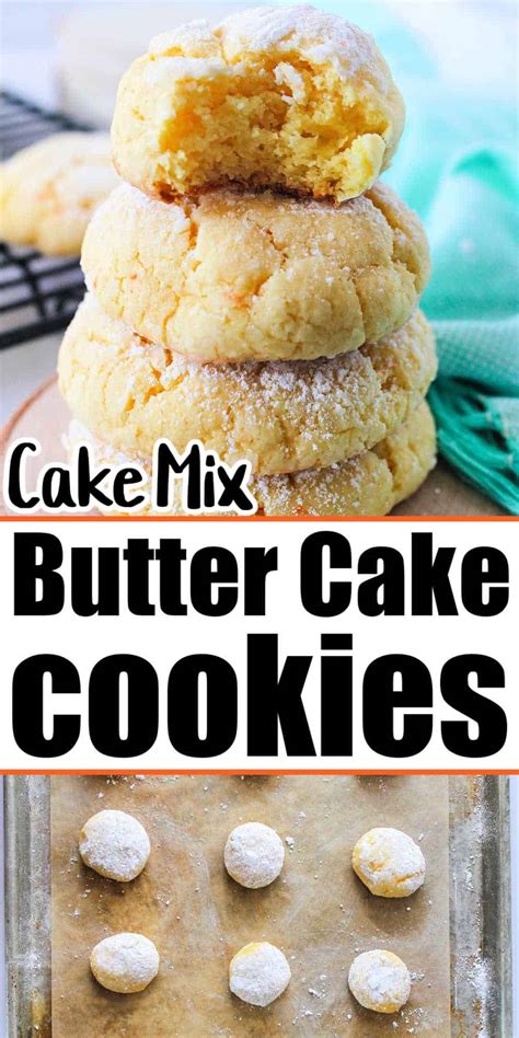 How To Make Cookies From Cake Mix With Butter