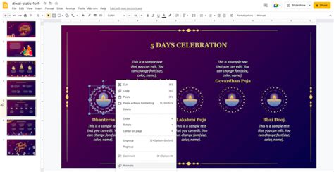 how to make cool slide transitions on google slides