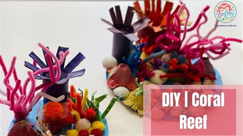 how to make coral reef for school project step by step
