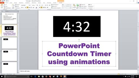 How To Make Countdown Clock In Powerpoint