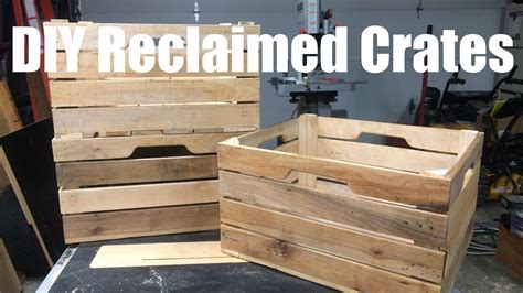 How To Make Crates From Pallets