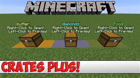 How To Make Crates In Minecraft Java