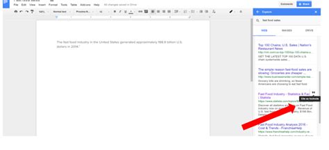 how to make cross reference in google docs