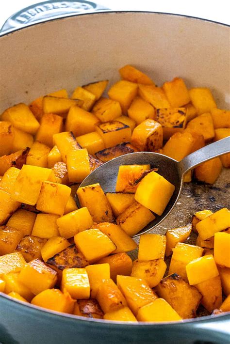 how to make cubed butternut squash in the oven