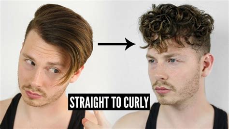 Free How To Make Curly Hair Straight Naturally For Guys For Short Hair