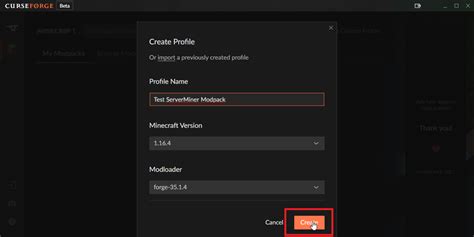 how to make curseforge modpack