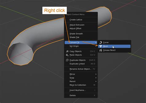 how to make curved objects in blender