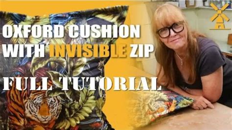 How To Make Cushion With Invisible Zip
