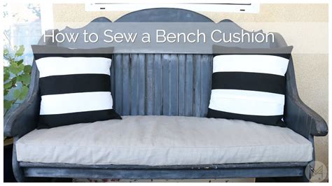How To Make Cushions For A Bench