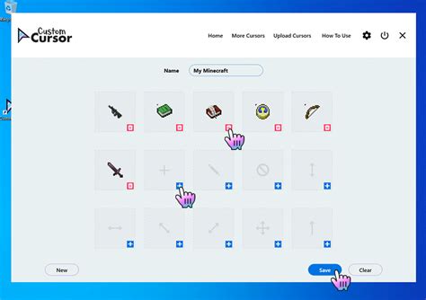 how to make custom cursor stay