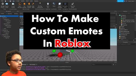 how to make custom emotes in roblox