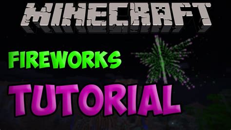 how to make custom fireworks in minecraft