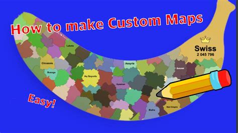 how to make custom map art