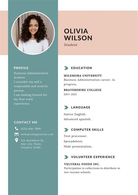how to make cv using canva