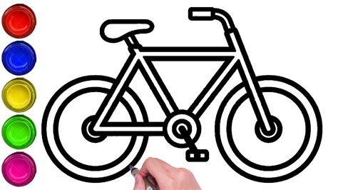 how to make cycle drawing for kids