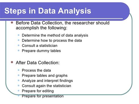 how to make data analysis presentation