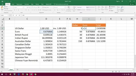 how to make data currency in excel
