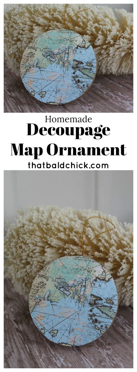 How To Make Decoupage Map