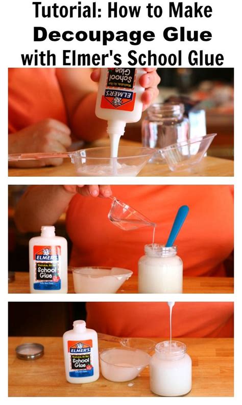 How To Make Decoupage With Elmer's Glue