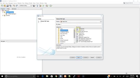 how to make desktop application in java