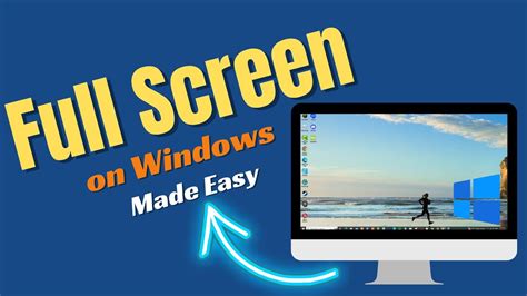 How To Make Desktop Screen Full Screen