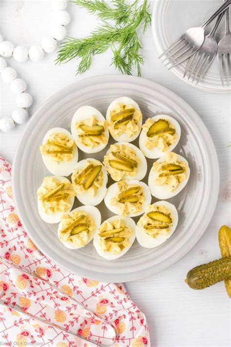 How To Make Deviled Eggs With Dill Pickles