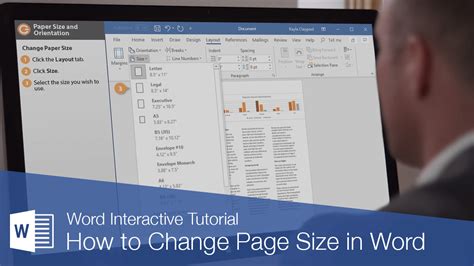 how to make different page size in word