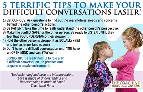 how to make difficult conversations easier